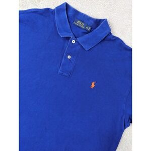 Polo Ralph Lauren Mens XL Blue Polo Shirt Classic Fit Pony Logo Casual